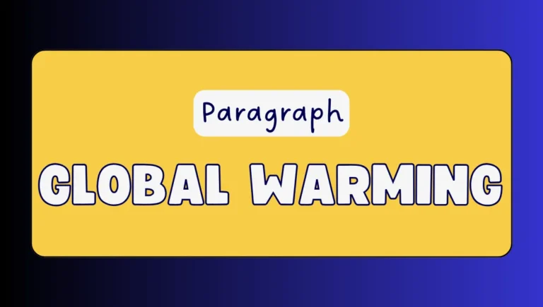 Global Warming Paragraph