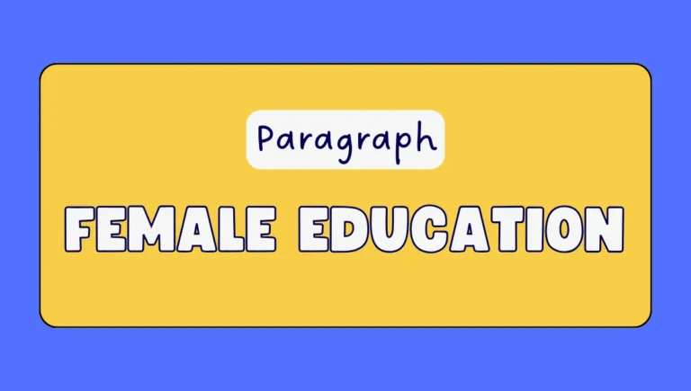 Female Education Paragraph